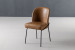 Curva Leather Dining Chair - Dawn Tan Curva Dining Chair Collection - 4