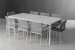 Venice Rozina 8-Seater Patio Dining Set - White Patio Dining Sets - 3