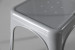Oslo Metal Dining Chair - Bullet Silver Oslo Dining Chair Collection - 7