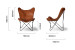 Adkins Leather Chair - Bourbon Occasional Chairs - 12
