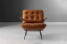 Fidel Leather Armchair - Tan Armchairs - 2
