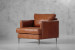 Remington Leather Armchair - Burnt Tan Armchairs - 4