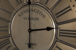 Kensington Station Vintage Iron Wall Clock -