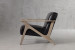 Melrose Leather Armchair - Black Armchairs - 4
