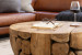 Lyra Teakroot Coffee Table - Semicircle Coffee Tables - 3