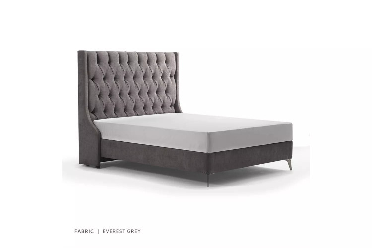 Madison Bed - Double - Everest Grey Double Beds - 1