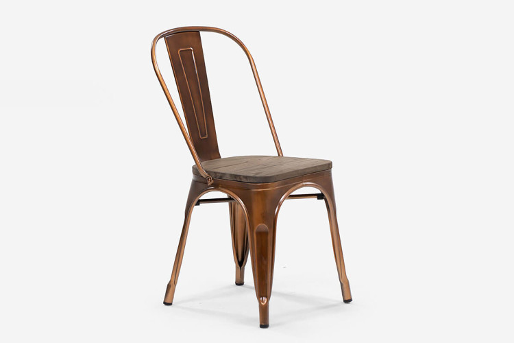 Oslo Copper Metal Dining Chair