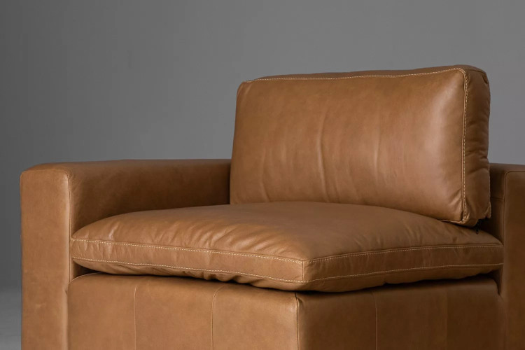 Bexley Leather Modular - Left Arm - Sahara Modular Unit - Add-On - 1
