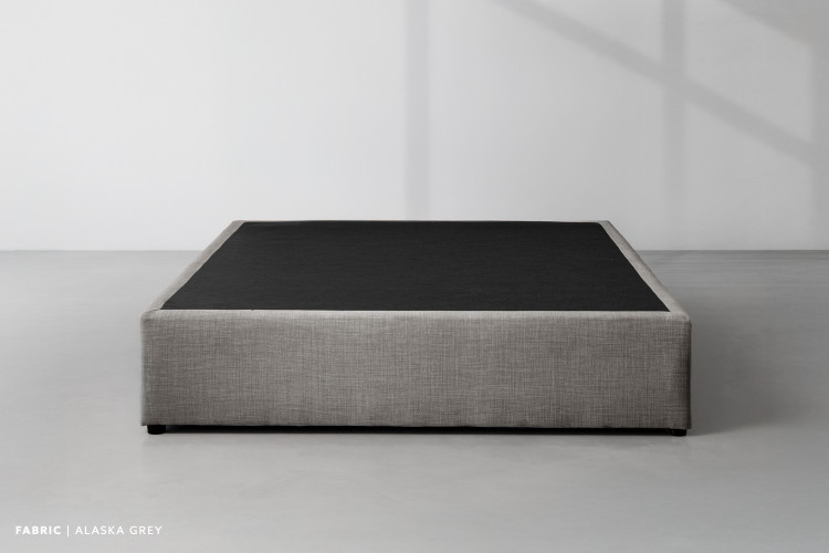 Zoey Upholstered Bed Base - Queen - Alaska Grey Add Ons and Upgrades - 1