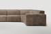 Jagger Leather Modular - Grand Corner Couch Set - Dune Leather Modular Couches - 4