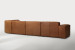 Jagger Leather Modular - Grand Corner Couch with Ottoman - Whiskey Leather Modular Couches - 9