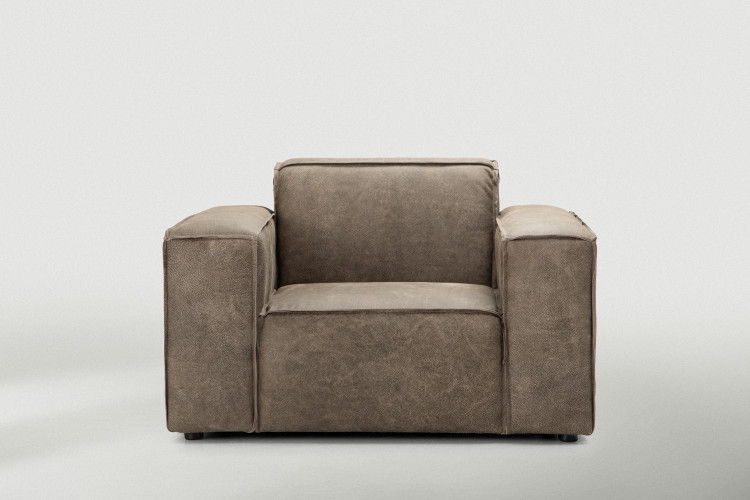 Jagger Leather Armchair - Dune Leather Armchairs - 1