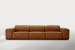 Jagger Leather Modular - 4-Seater Couch - Whiskey 4 - Seater Couches - 1
