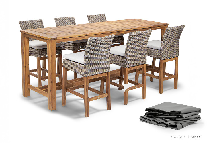 Protective Cover - Gabbriello 6-Seater Cocktail Set - Grey Protective Covers - 1