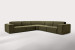 Jagger Modular - Grand Corner Couch - Dawn Ivy Fabric Modular Couches - 1