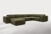Jagger Modular - Grand Corner Couch with Ottoman - Dawn Ivy Fabric Modular Couches - 3