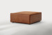 Jagger Leather Ottoman - Whiskey Ottomans - 1