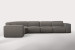 Jagger Modular - Grand Corner Couch - Avalon Grey Fabric Modular Couches - 2