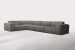 Jagger Modular - Grand Corner Couch - Avalon Grey Fabric Modular Couches - 3