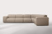 Jagger Modular - Grand Corner Couch - Serenity Sand Fabric Modular Couches - 6