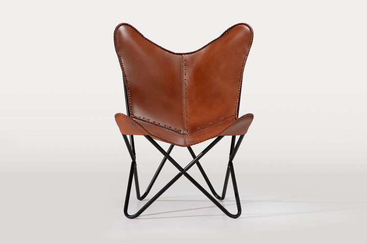 Adkins Leather Chair - Bourbon Occasional Chairs - 1