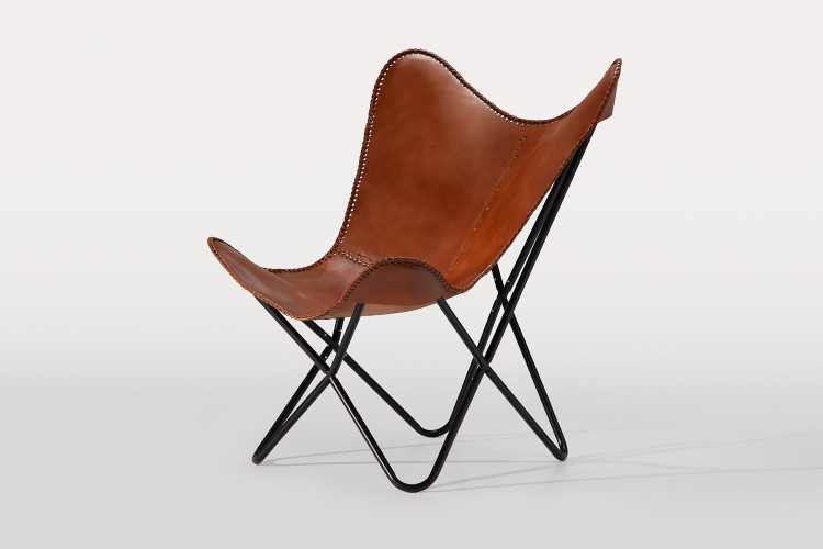 Adkins Leather Chair - Bourbon Occasional Chairs - 1