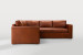 Archer Leather Corner Couch - Burnt Tan Corner Couches - 3