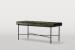 Connery Leather Bench - Vintage Green Benches - 2