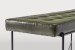 Connery Leather Bench - Vintage Green Benches - 6