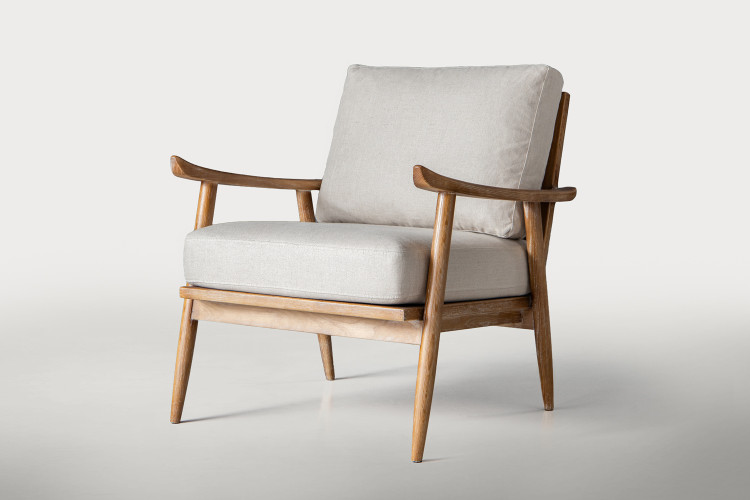Serene Armchair - Taupe Armchairs - 1