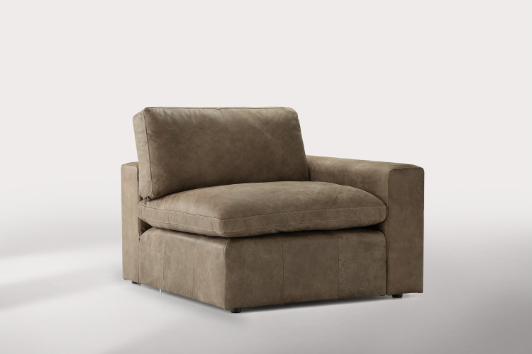 Bexley Leather Modular - Right Arm - Dune Modular Unit - Add-On - 1