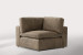 Bexley Leather Modular - Corner Wedge - Dune Modular Unit - Add-On - 1