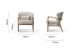 Enola Armchair - Winter Taupe Armchairs - 8