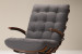 Fidel Swivel Armchair - Fossil Grey Armchairs - 3