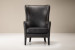 Wiltshire Leather Armchair - Distressed Black Armchairs - 1