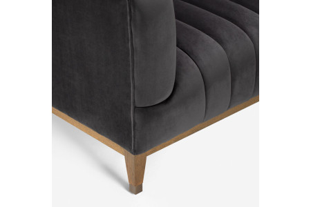 Astoria Velvet Couch - Charcoal | Fabric Couches | Couches | Living | Cielo -