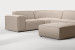 Jagger Modular - Corner Couch With Ottoman - Serenity Sand Corner Couches - 3