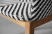 Cala Chair - Black & White Armchairs - 7
