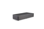 Zoey Upholstered Bed Base - Single XL - Urban Steel - 