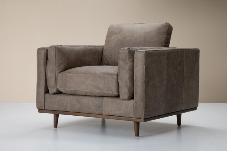 Wallace Leather Armchair - Dune Armchairs - 1