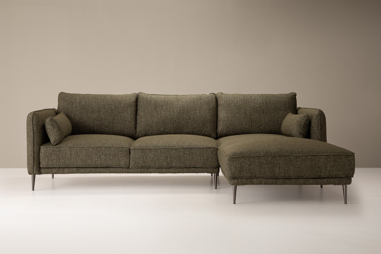 Ottavia L-Shape Couch - Forest Drift Fabric L-Shape Couches - 1