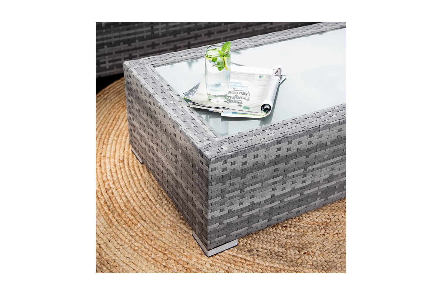 Montae Patio Set - Coffee Table only - Titanium