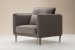 Emeline Velvet Armchair - Velvet Dark Grey Armchairs - 1