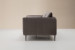Emeline 3 Seater Couch - Velvet Dark Grey Fabric Couches - 3