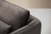 Emeline 3 Seater Couch - Velvet Dark Grey Fabric Couches - 5