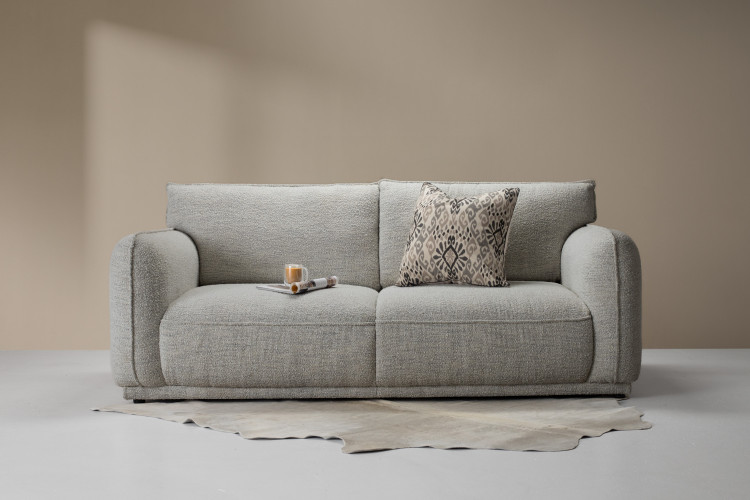 Tavella 3-Seater Couch-Ivory Drift 3 Seater Fabric Couches - 1