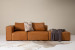 Montclair Leather Modular Open 3-Seater Couch - Desert Tan 3 - Seater Couches - 1