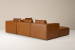 Montclair Leather Modular - Grand Couch Set - Desert Tan Demo Clearance - 5