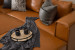Montclair Leather Modular - Grand Couch Set - Desert Tan Demo Clearance - 6