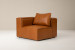 Montclair-Leather Corner Wedge-Desert Tan Modular Unit - Add-On - 1